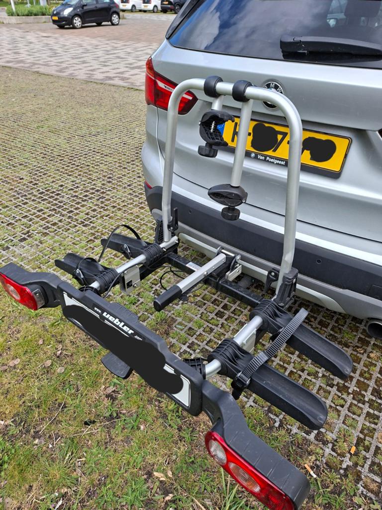 Uebler X21 fietsendrager voor trekhaak - Zo goed als nieuw, Auto diversen, Fietsendragers, Ophalen, Zo goed als nieuw, 2 fietsen