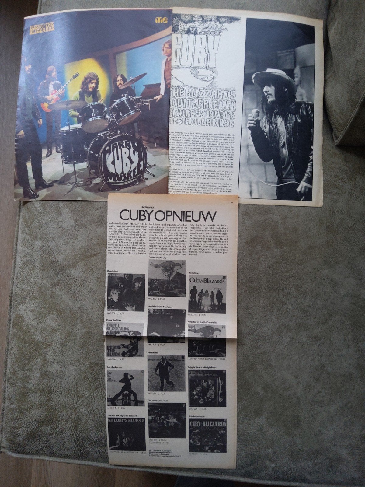 Cuby and the Blizzards, Ophalen of Verzenden, Gebruikt, Boek, Tijdschrift of Artikel