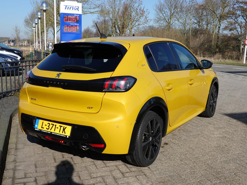 Peugeot 208 1.2 PureTech GT 100PK H-LEER | GR. NAVI | STOELV, Auto's, Voorwielaandrijving, 101 pk, Gebruikt, Euro 6