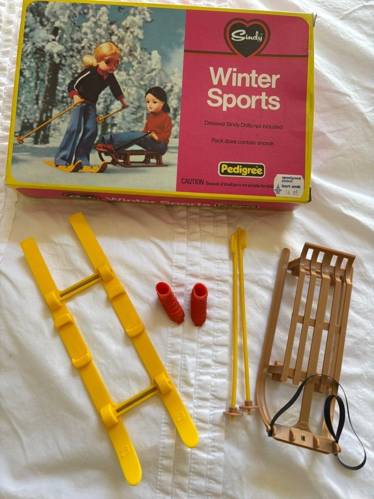 Vintage 1978 Sindy Pedigree wintersport, model 44428, Ophalen of Verzenden