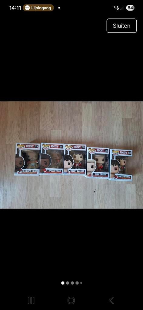 funko pop 5 x rocky balboa, Verzamelen, Ophalen of Verzenden, Nieuw