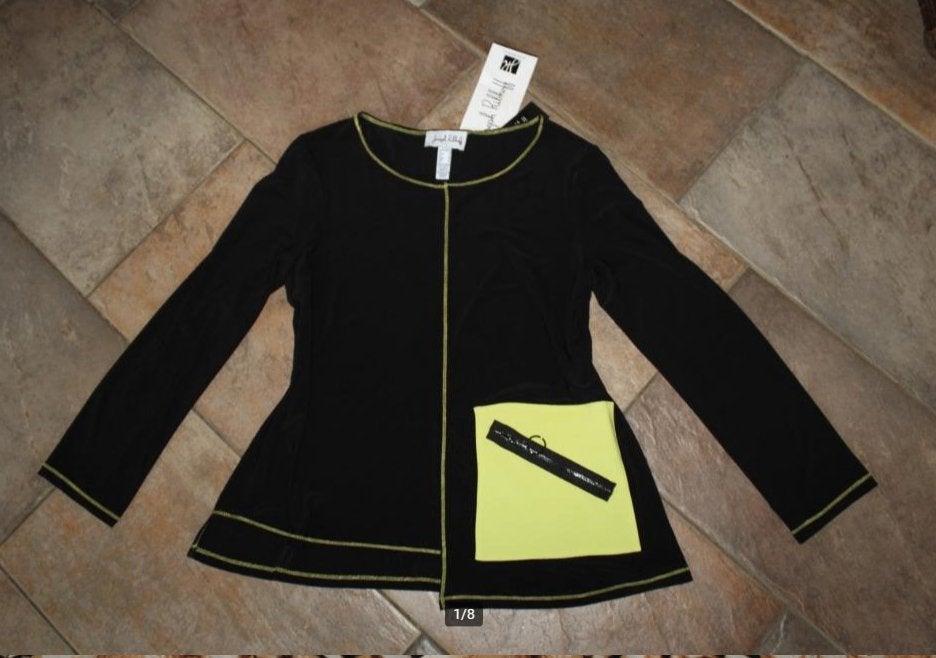 Joseph Ribkoff elegant zwart/geel tuniek 38 valt 40/42, Kleding | Dames, Maat 38/40 (M), Meerkleurig, ., Joseph Ribkoff