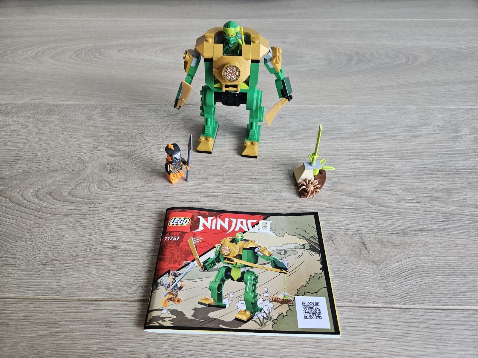 Lego Ninjago 71757 Lloyd's Ninja Mech Compleet, Ophalen of Verzenden, Zo goed als nieuw, Overige merken