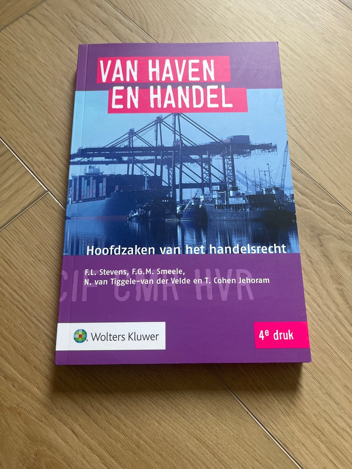 Van Haven en Handel - Hoofdzaken van het handelsrecht, Ophalen of Verzenden, Nieuw