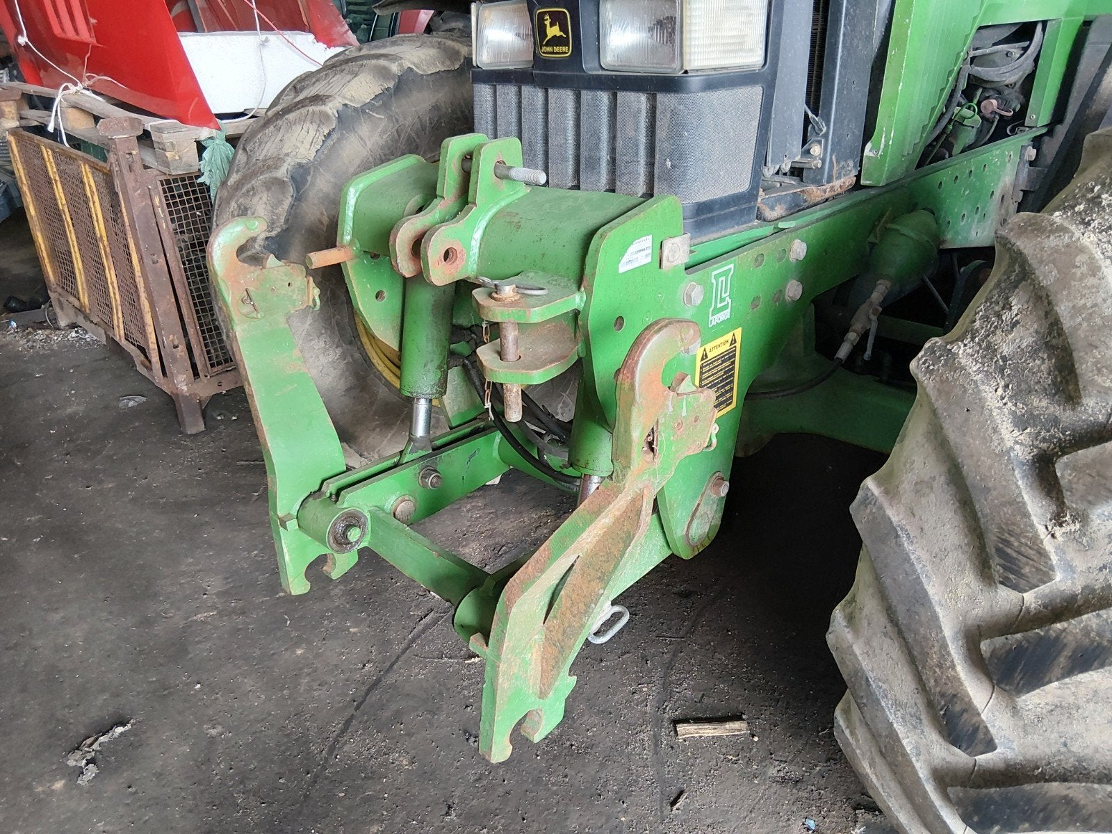 fronthef jd 76 77 7810 serie, Ophalen