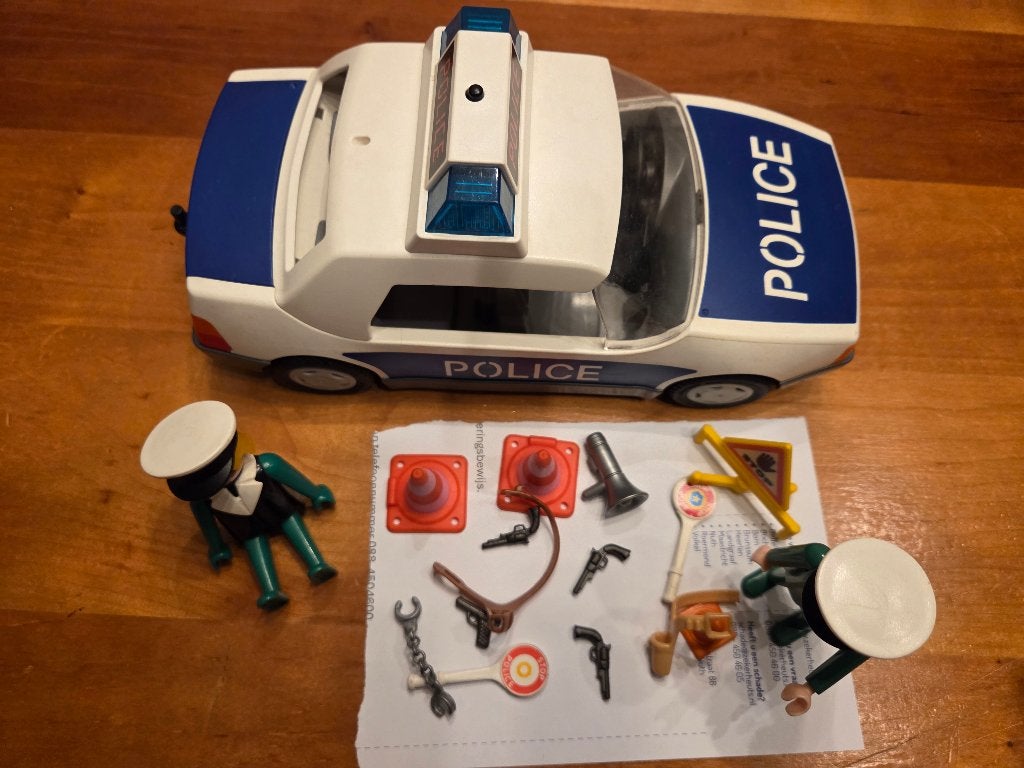 Police  Playmobil nr 3904, Verzenden, Zo goed als nieuw, Complete set, Voertuig