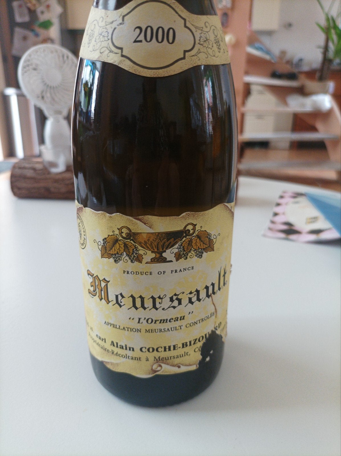 Mersault L'Ormeau Alain Coche -Bizouard, Verzamelen, Wijnen, Ophalen, Frankrijk, Nieuw, Witte wijn