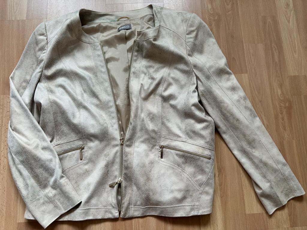 Gelco ‘gouden’ jasje mt XL, Ophalen of Verzenden, Zo goed als nieuw, Maat 46/48 (XL) of groter