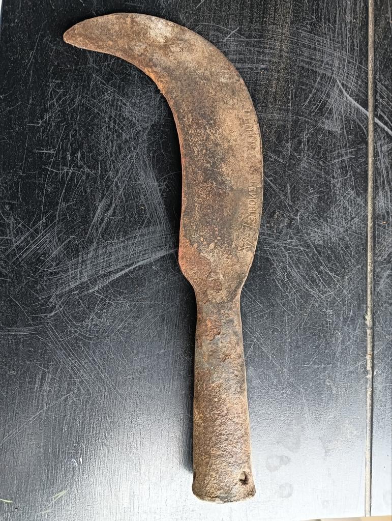 Oude Franse sikkel, Antiek en Kunst, Antiek | Gereedschap en Instrumenten, Ophalen of Verzenden