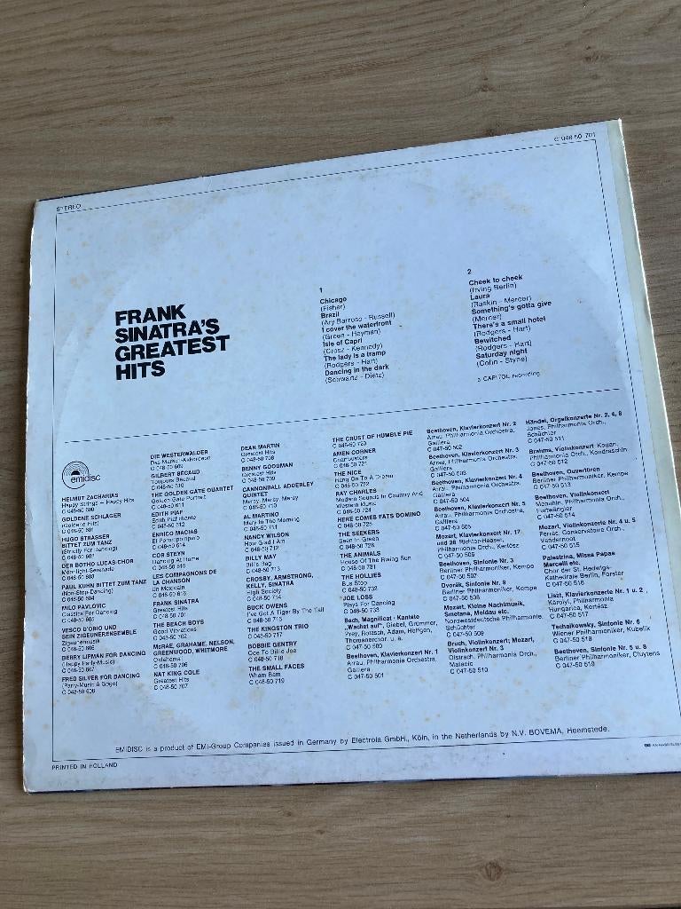 LP Frank Sinatra, 1960 tot 1980, Gebruikt, Overige formaten, Ophalen of Verzenden
