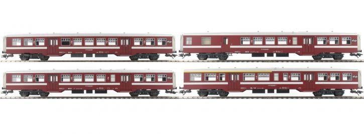 Märklin 43543 4 IJssellijn rijtuigen  NS nieuwstaat zeldzaam, Ophalen, Wisselstroom, NS, Märklin