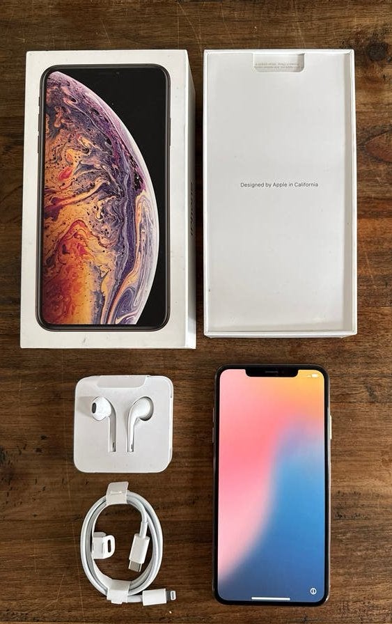 iPhone XS Max Goud 64GB - Zo goed als nieuw, Ophalen, 64 GB, Zonder simlock, Zonder abonnement
