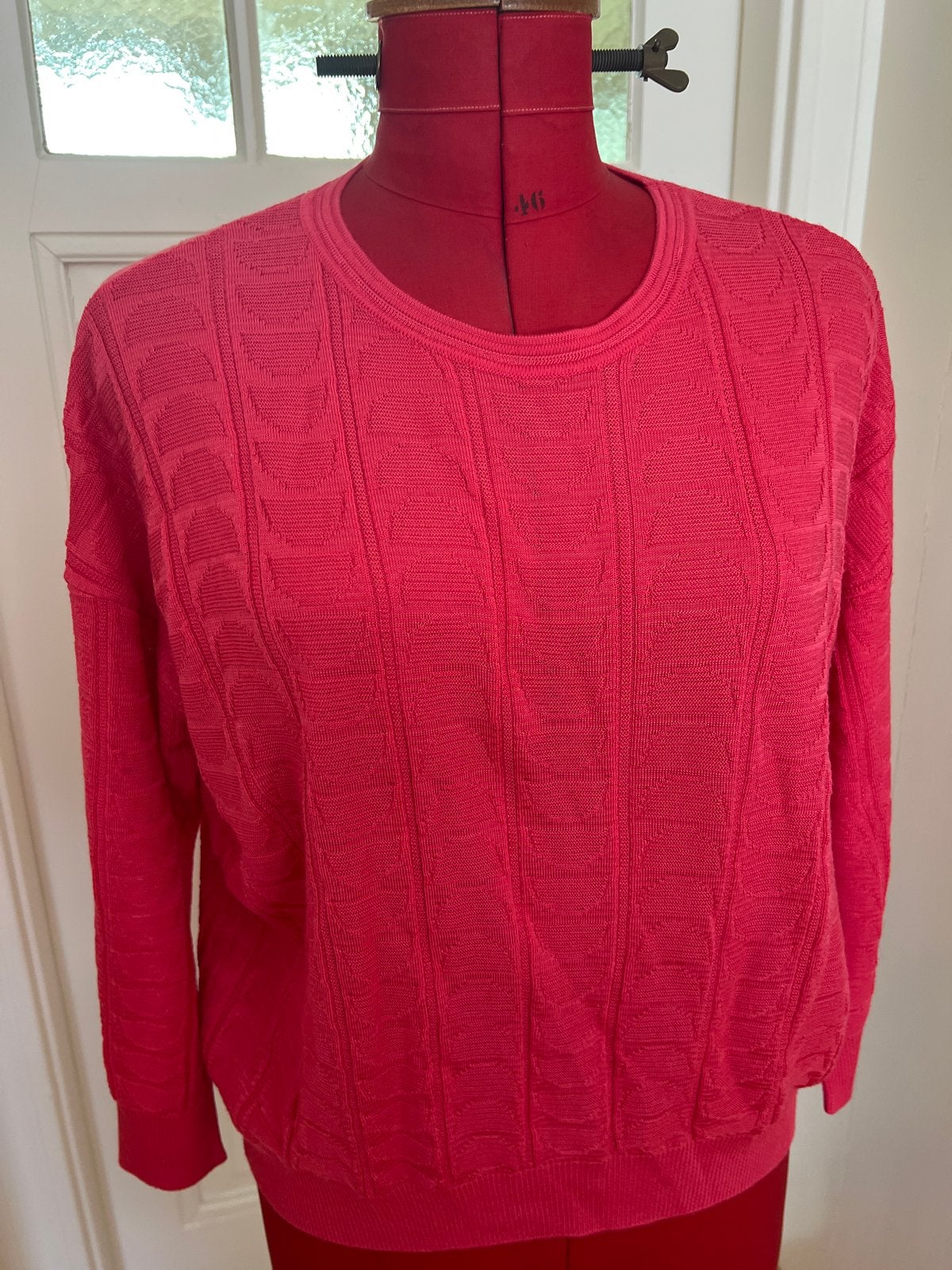Missoni roze trui maat L, Ophalen of Verzenden, Zo goed als nieuw, Maat 42/44 (L), Roze