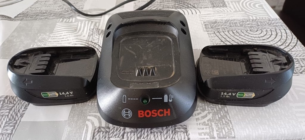 Bosch accu's 14,4V, Ophalen, Gebruikt, Minder dan 400 watt, Boor- en Schroefmachine