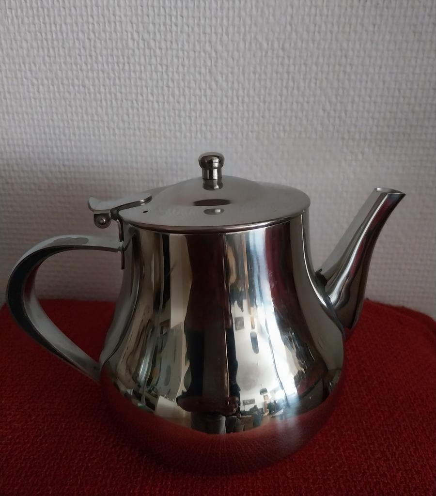 Nieuwe theepot rvs, Antiek en Kunst, Ophalen of Verzenden