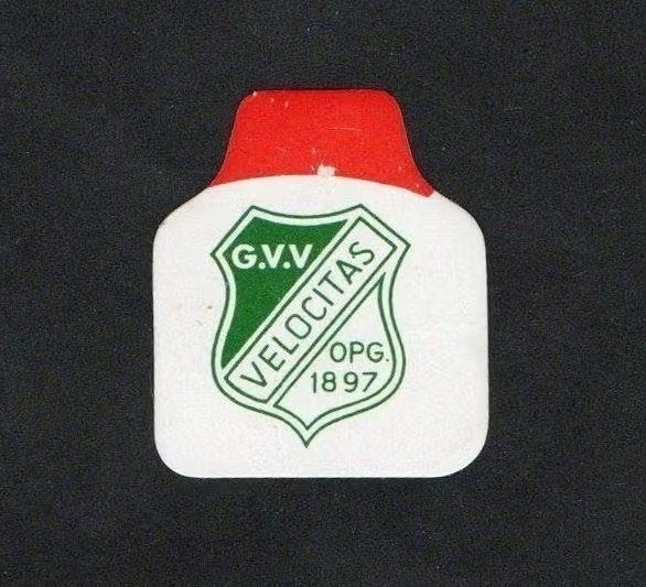 Embleem Logo GVV Velocitas Groningen 1960., Ophalen of Verzenden, Zo goed als nieuw