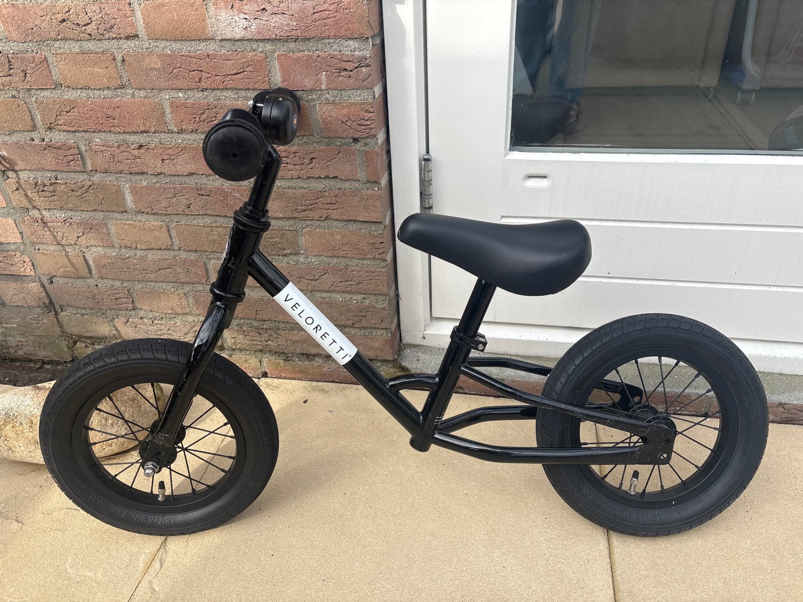 Veloretti loopfiets zwart, Ophalen, Gebruikt, Loopfiets