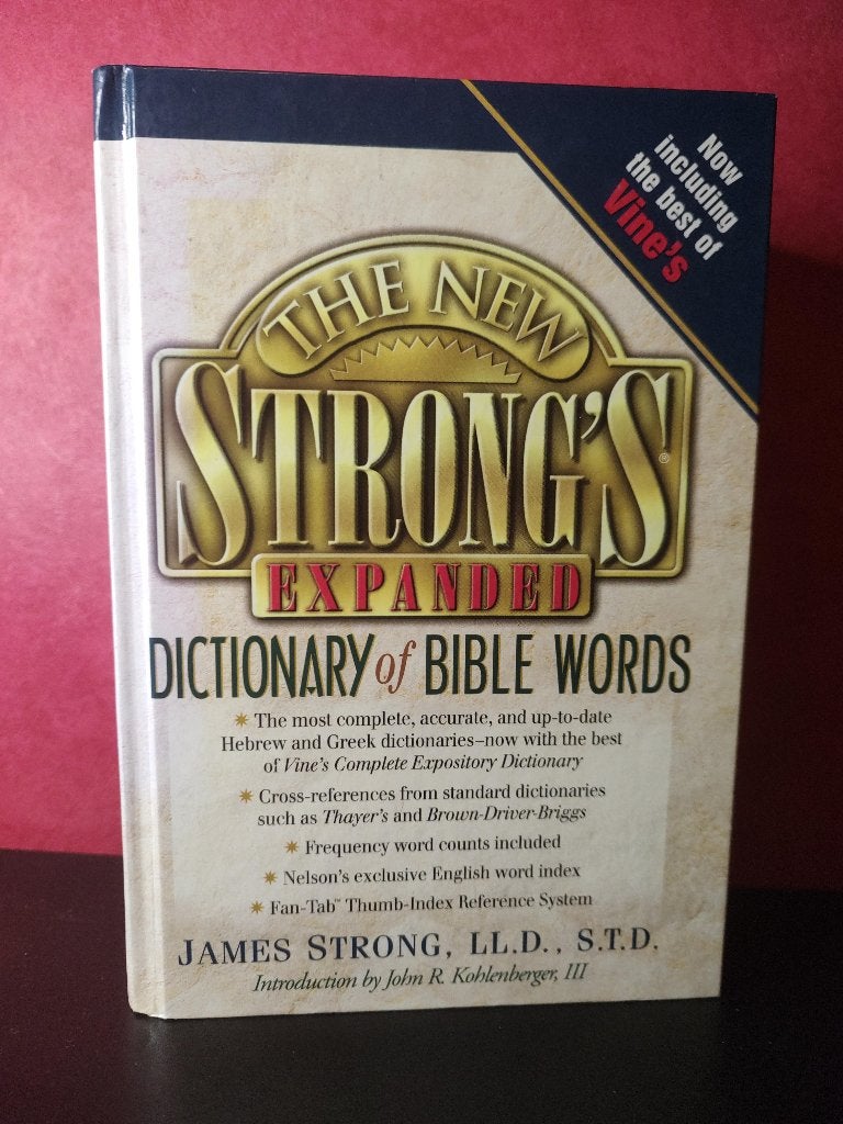 The new STRONG'S expanded dictonary of Bible words, Verzenden, Zo goed als nieuw, Christendom | Katholiek