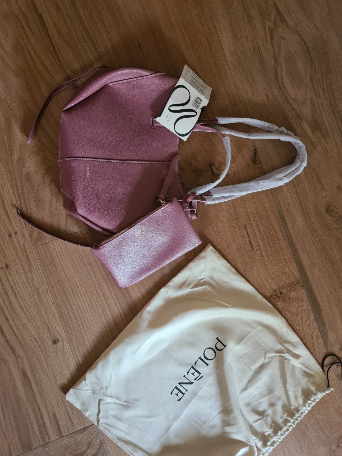 Polène Cyme tas - Nieuw met label - 35/25 cm, Ophalen, Nieuw, Zwart, Schoudertasje