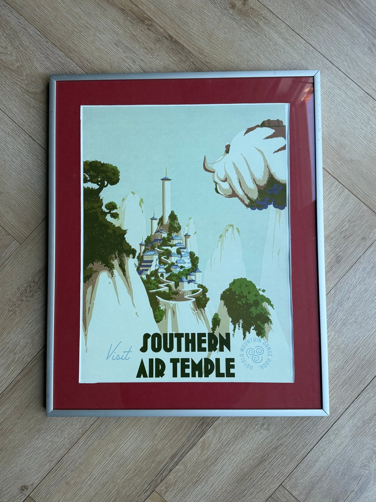 Avatar: The Last Airbender - Southern Air Temple Print, Ophalen, 50 – 75, Minder dan 50 cm, Print