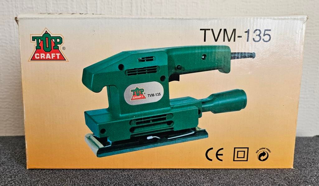 Top Craft TVM-135 Bandschuurmachine - Nieuw in doos, Ophalen of Verzenden, Nieuw, Minder dan 600 watt, Bandschuurmachine