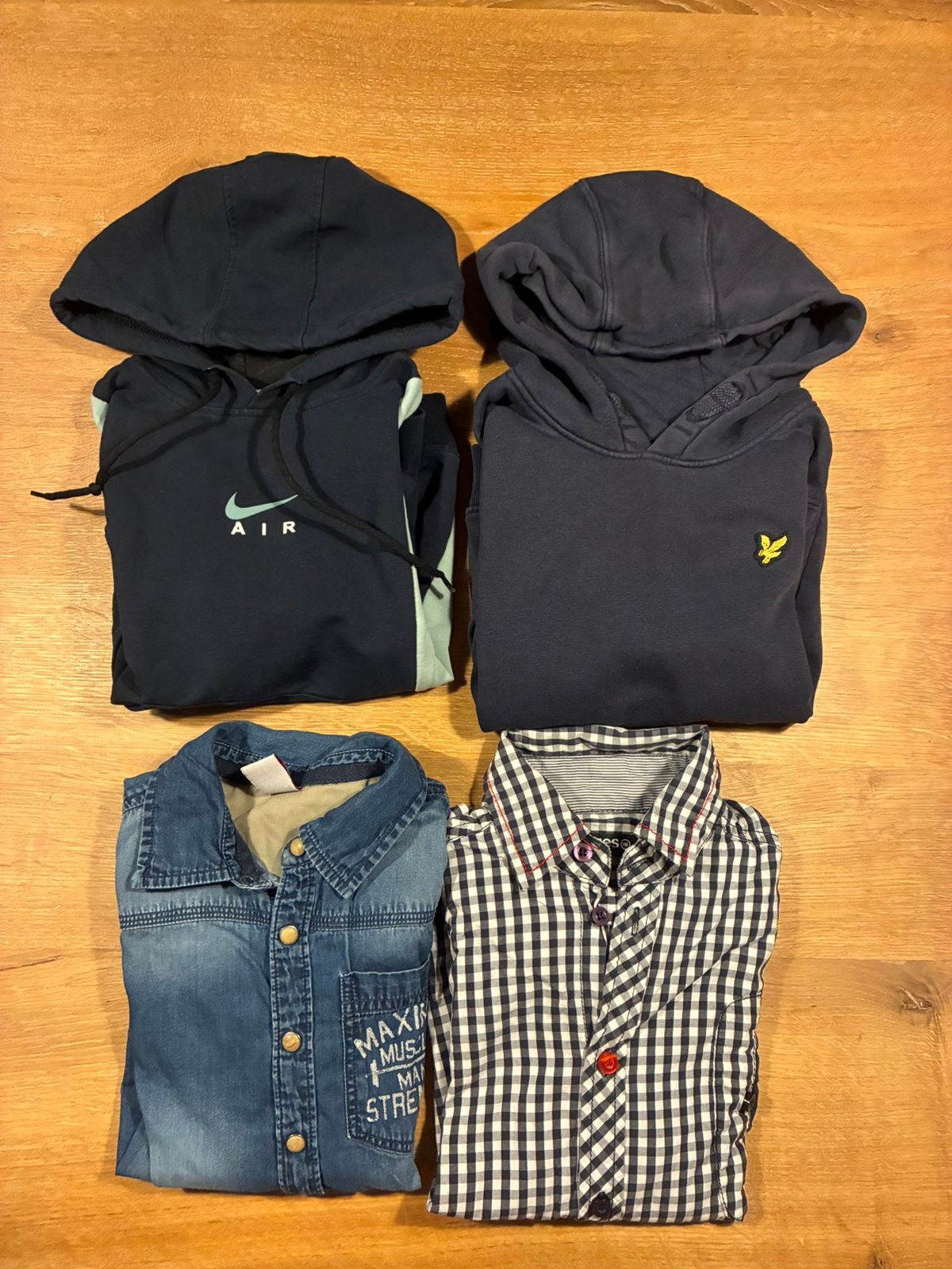 Pakketje kleding maat 110/116, Ophalen, Gebruikt, Jongen, Trui of Vest