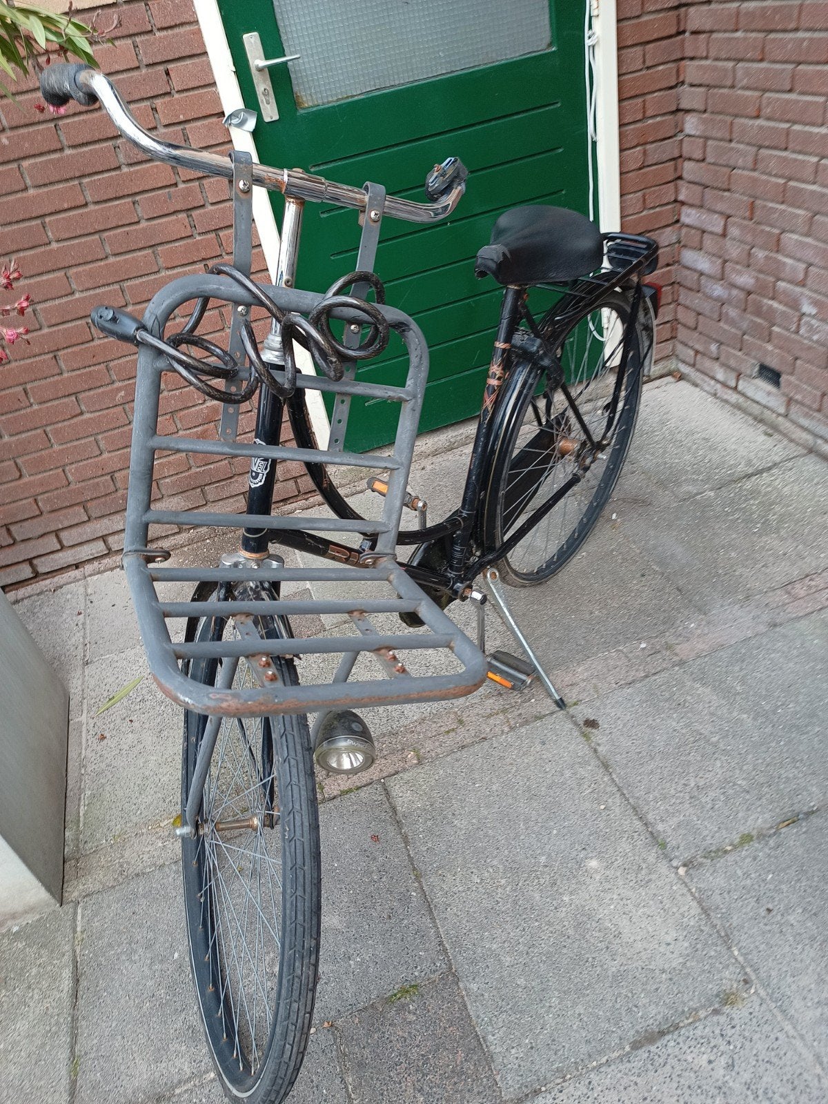 Rivel oma fiets, Ophalen, Gebruikt