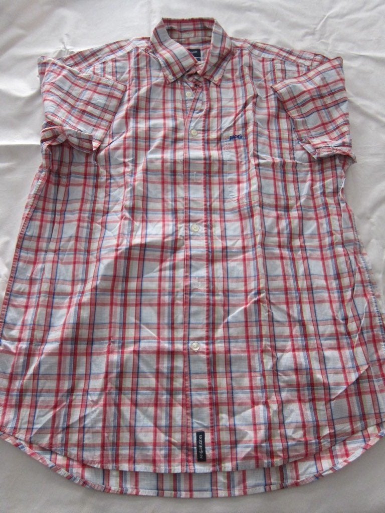 Mcgregor blouse overhemd korte mouw l heren, Overige kleuren, McGregor, Zo goed als nieuw, Merkfreak