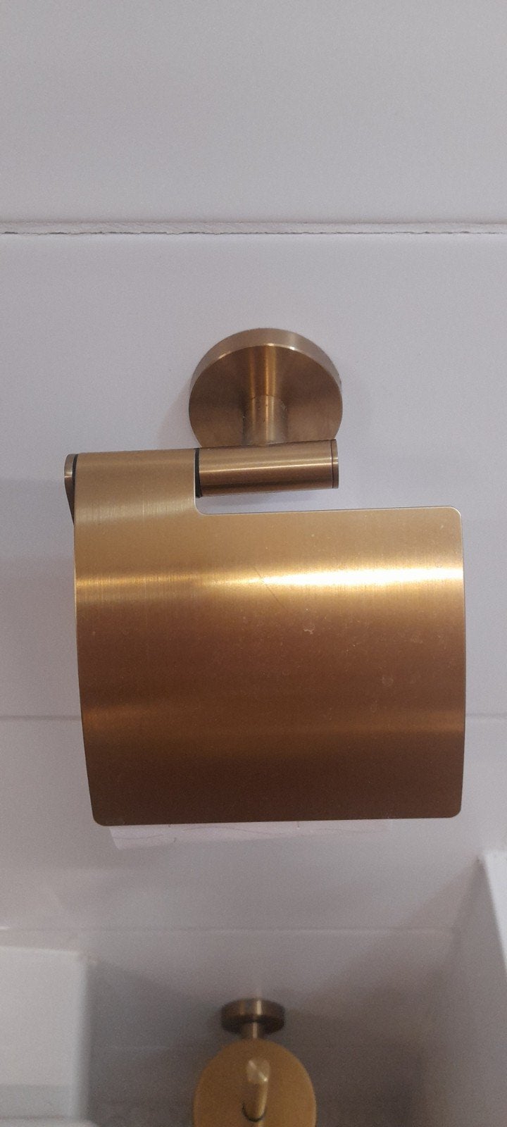 Goud geborsteld badkamerset, Ophalen of Verzenden, Nieuw, Overige kleuren