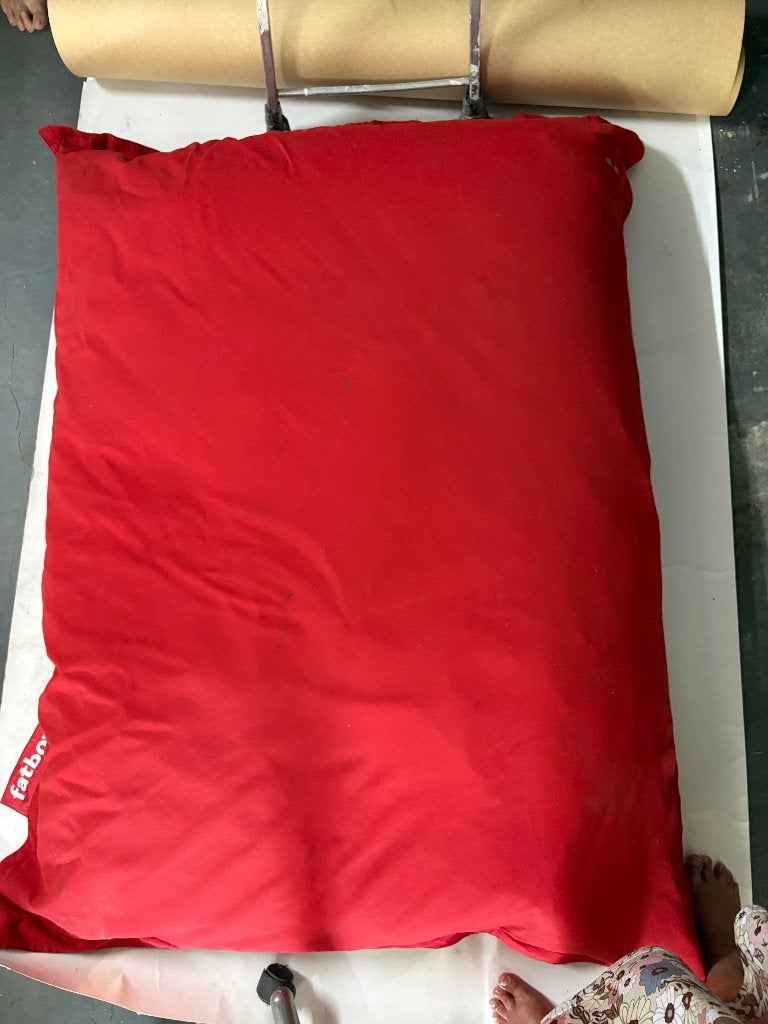 Fatboy orgineel Rood, Ophalen, Zo goed als nieuw, Rood, Zitzak