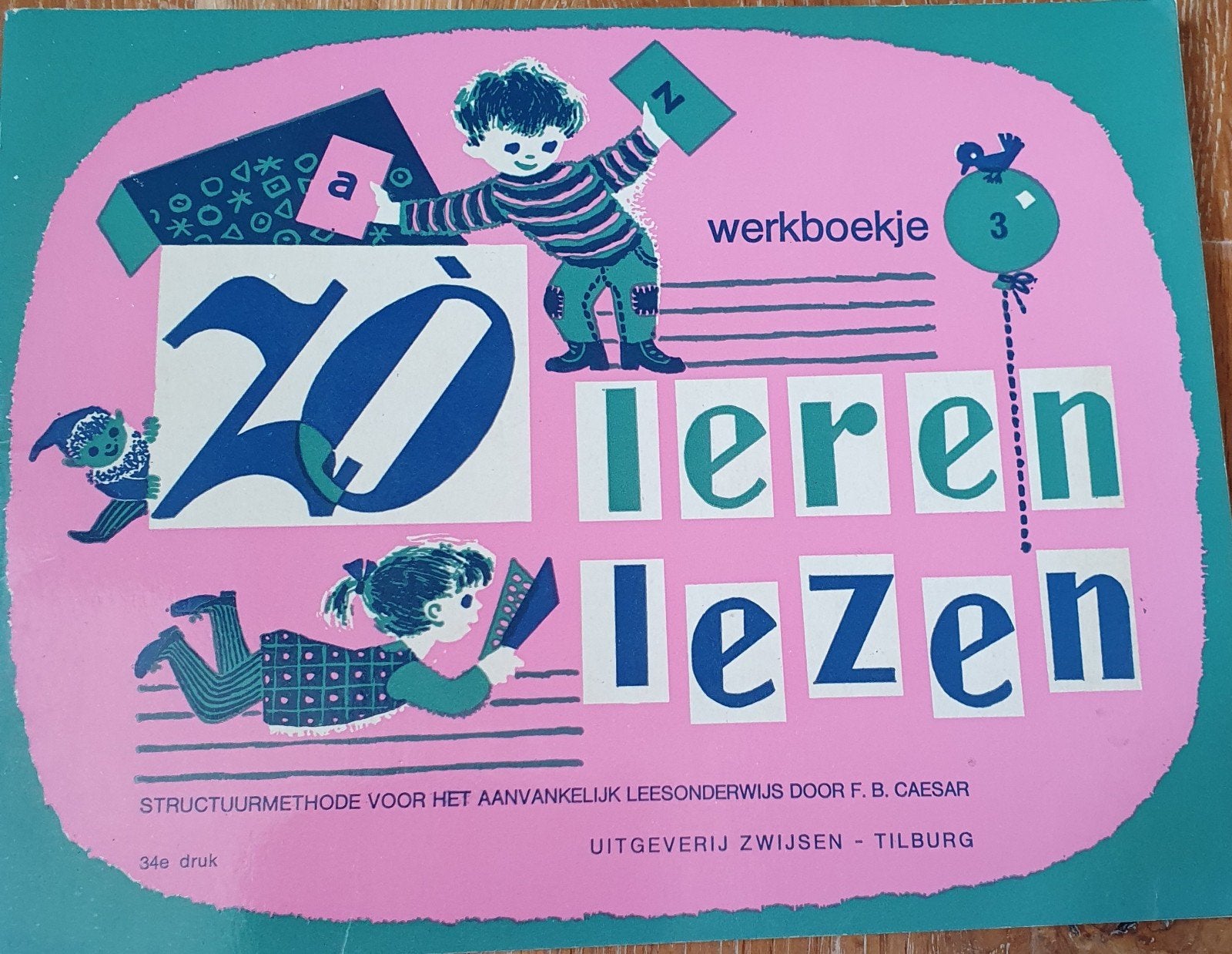 Oud Nederlandse taal school lees-werkboekje, Ophalen of Verzenden, Gelezen