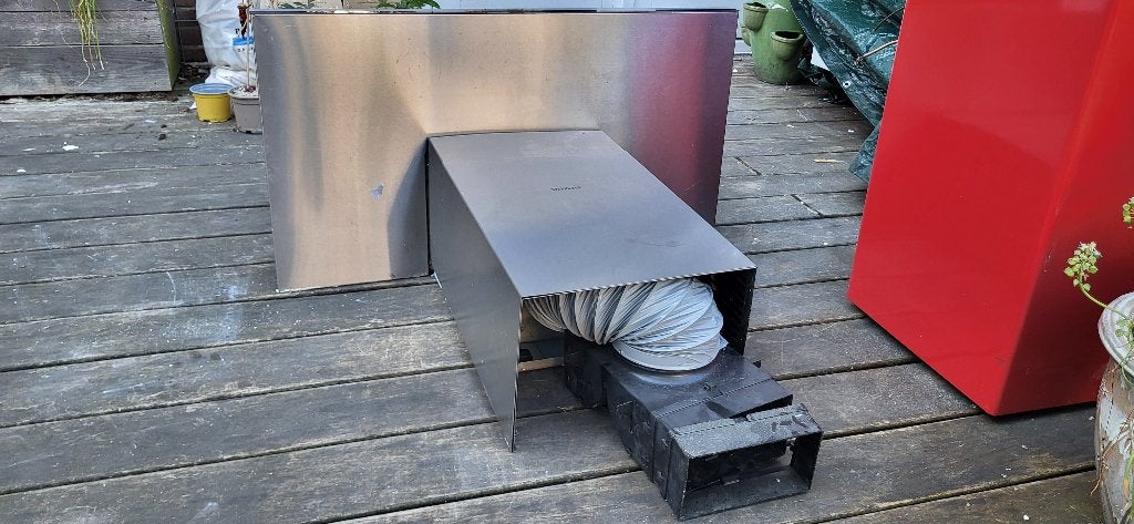 Siemens afzuigkap, Ophalen, Gebruikt, Wandschouwkap, Motor