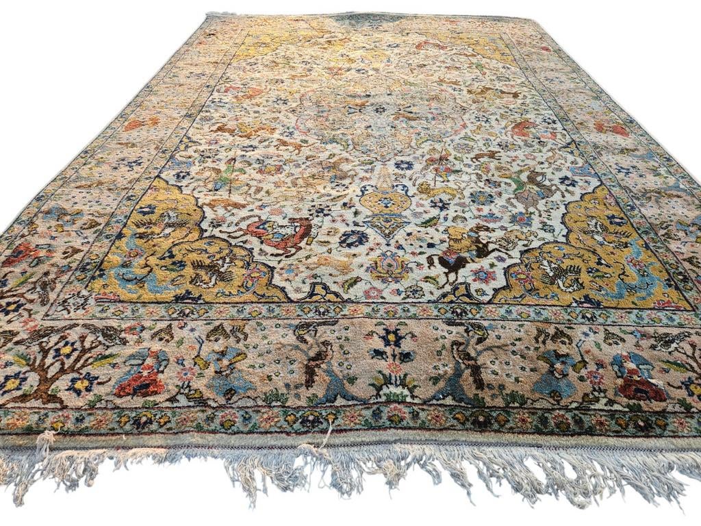 Prachtig handgeknoopt Perzisch tapijt 210 x 300 cm, Gebruikt, 200 cm of meer, Ophalen of Verzenden, 200 cm of meer