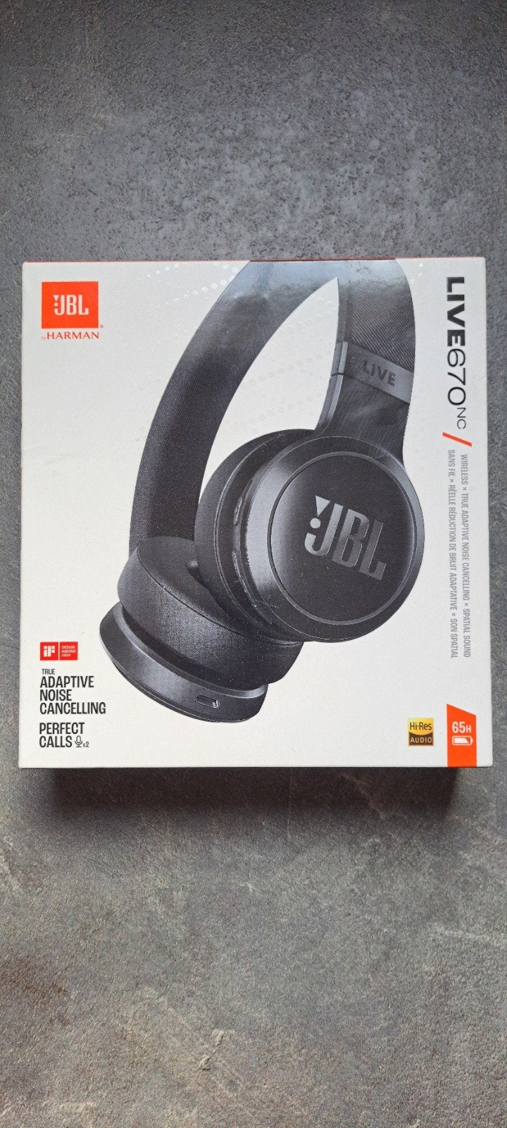 JBL Live 670 NC - Zwart - Nieuw!, JBL, Nieuw, On-ear, Ophalen of Verzenden