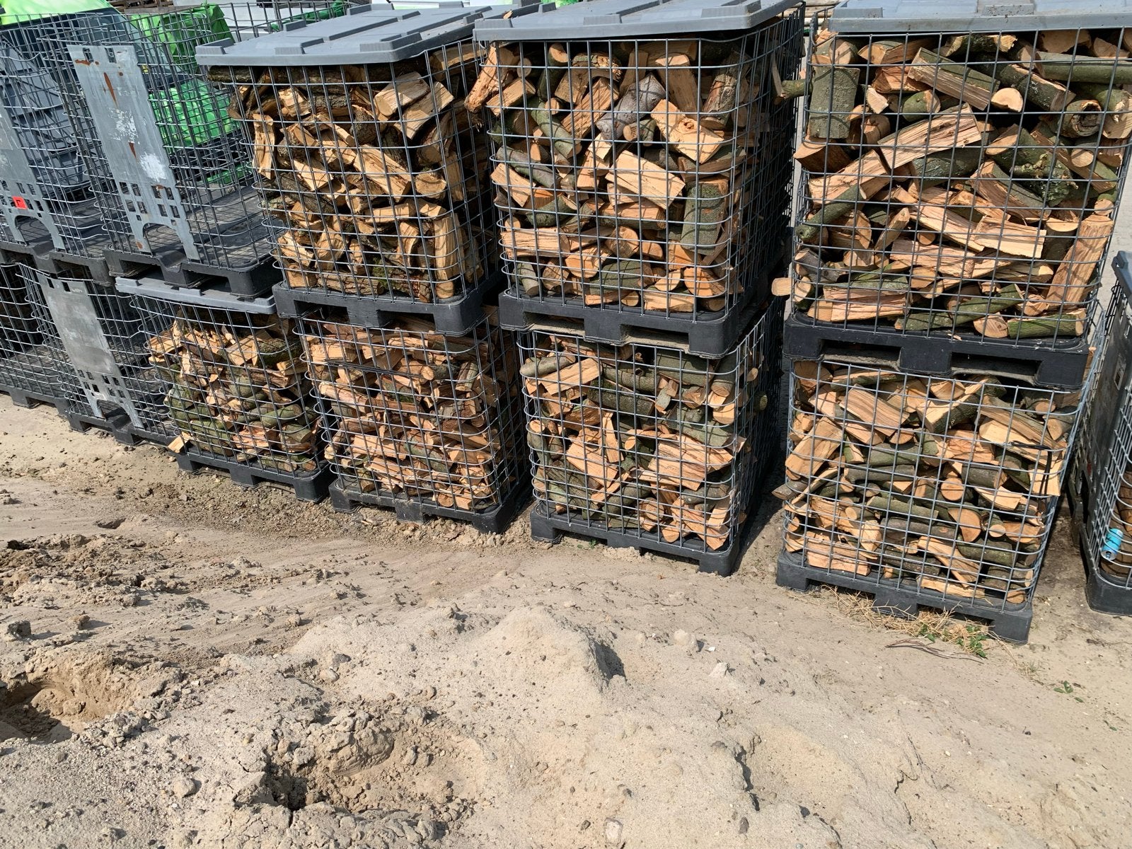 Gekloofd haardhout beuken eiken, 6 m³ of meer, Ophalen, Overige houtsoorten, Blokken