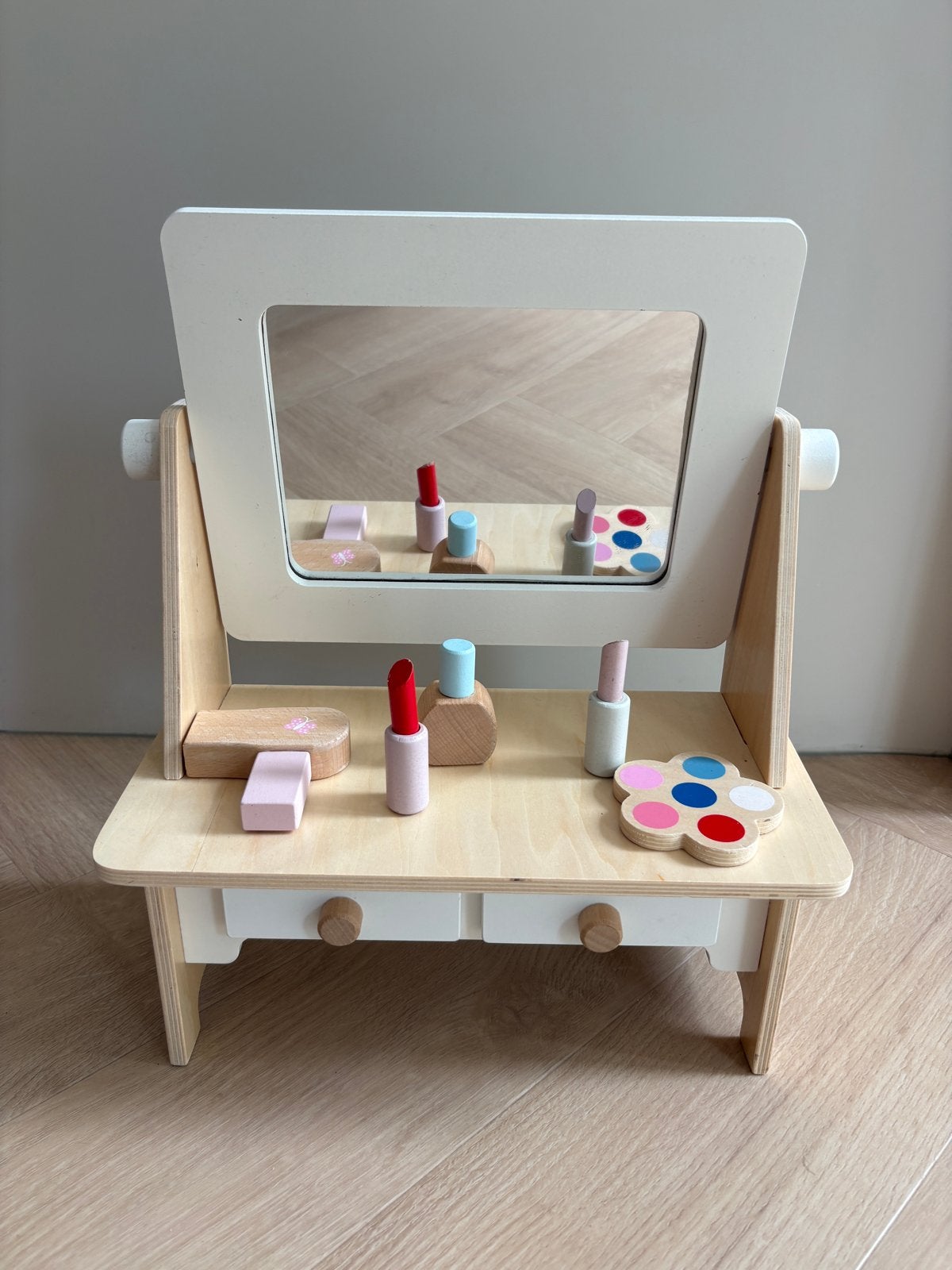 Petite Amélie Houten Kaptafel met Accessoires, Ophalen, Gebruikt, Meubelstuk of Keukentje