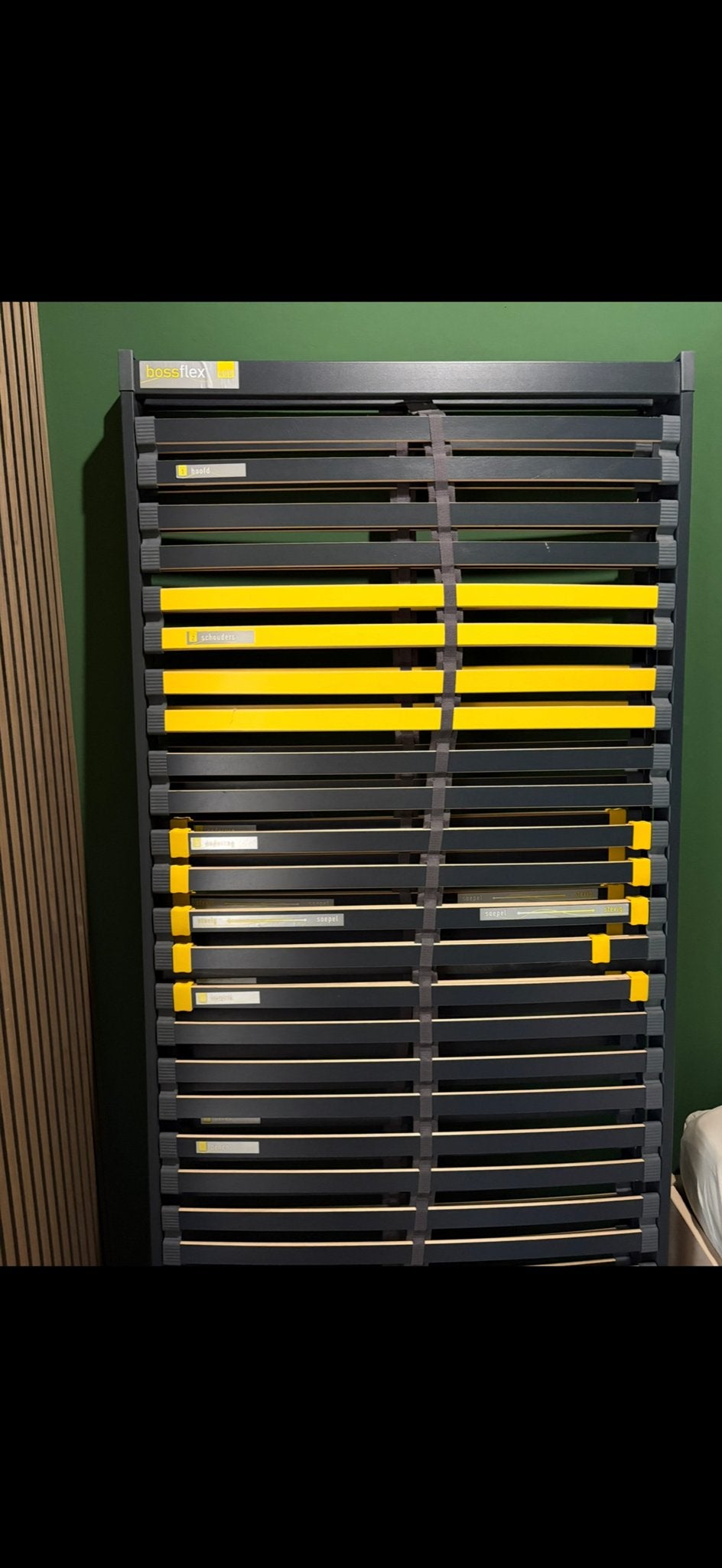 Bossflex 400 lattenbodem 90x200 cm, Ophalen, Overige materialen, Verstelbaar, 90 cm
