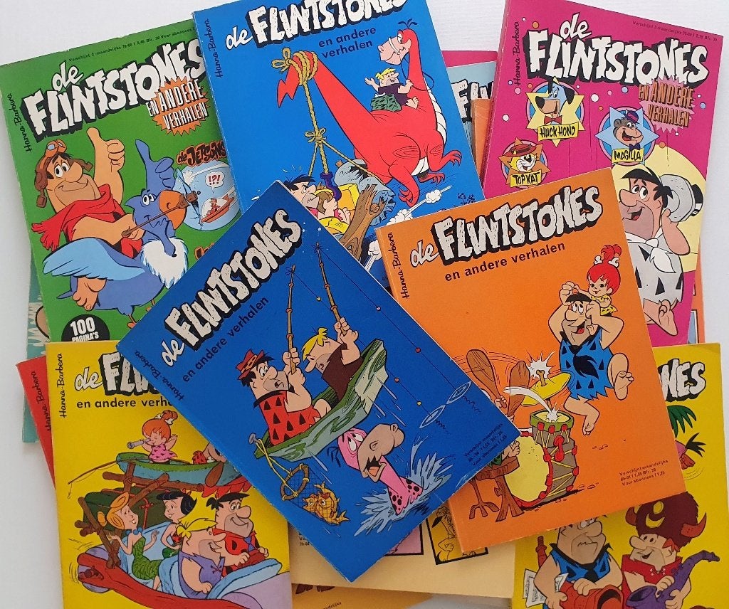 LAATSTE KANS. De Flinstones en Andere Verhalen, Meerdere stripboeken, Ophalen of Verzenden, Gelezen, Hanna-Barbera