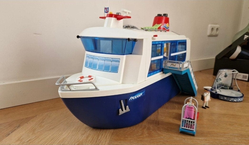 Playmobil Cruiseschip Panama met veel accessoires, Kinderen en Baby's, Speelgoed | Playmobil, Zo goed als nieuw, Complete set