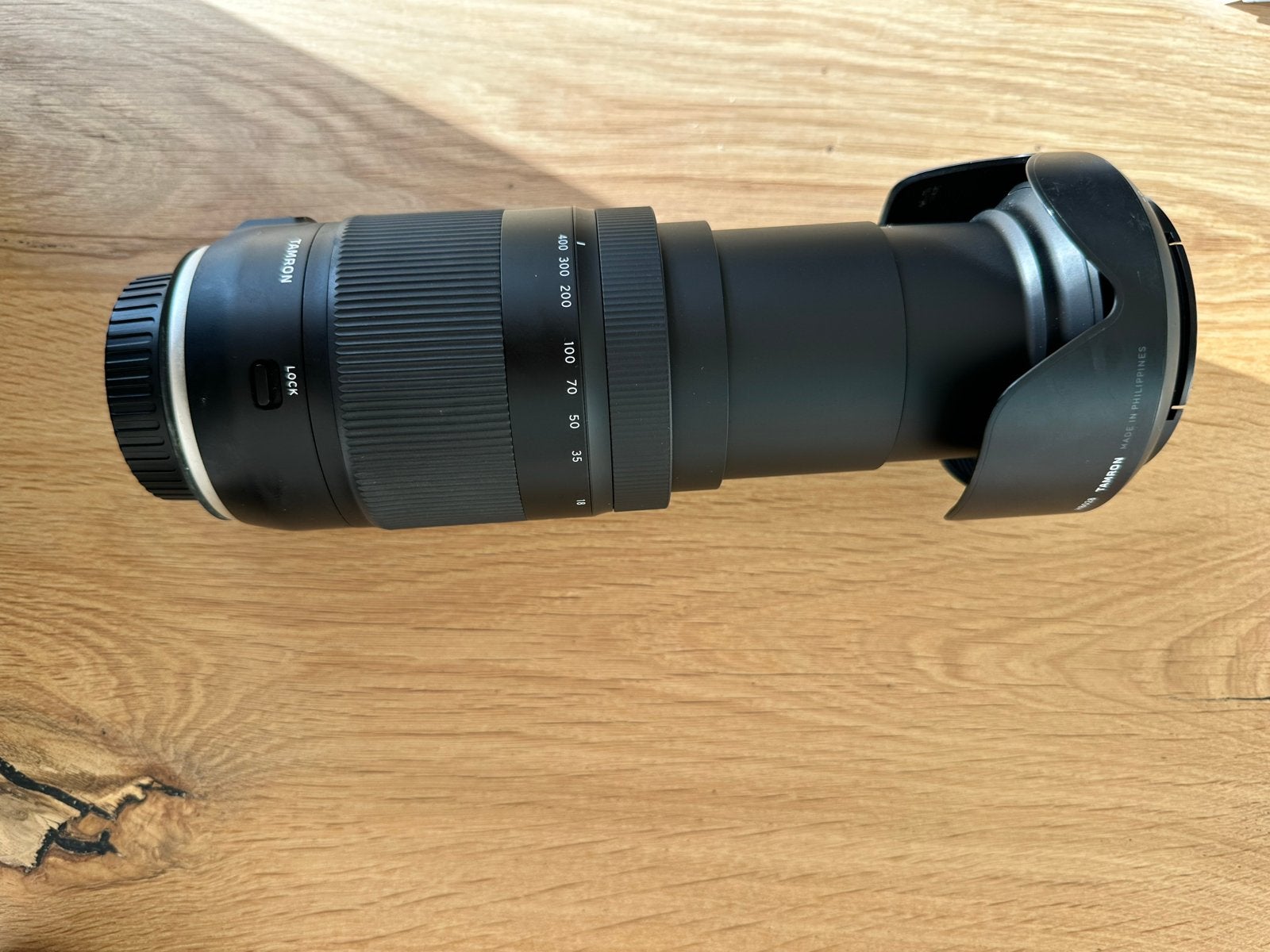 Tamron 18-400mm F/3.5-6.3 Di II VC HLD Canon lens, Gebruikt, Canon EF-S, Telelens, Ophalen of Verzenden