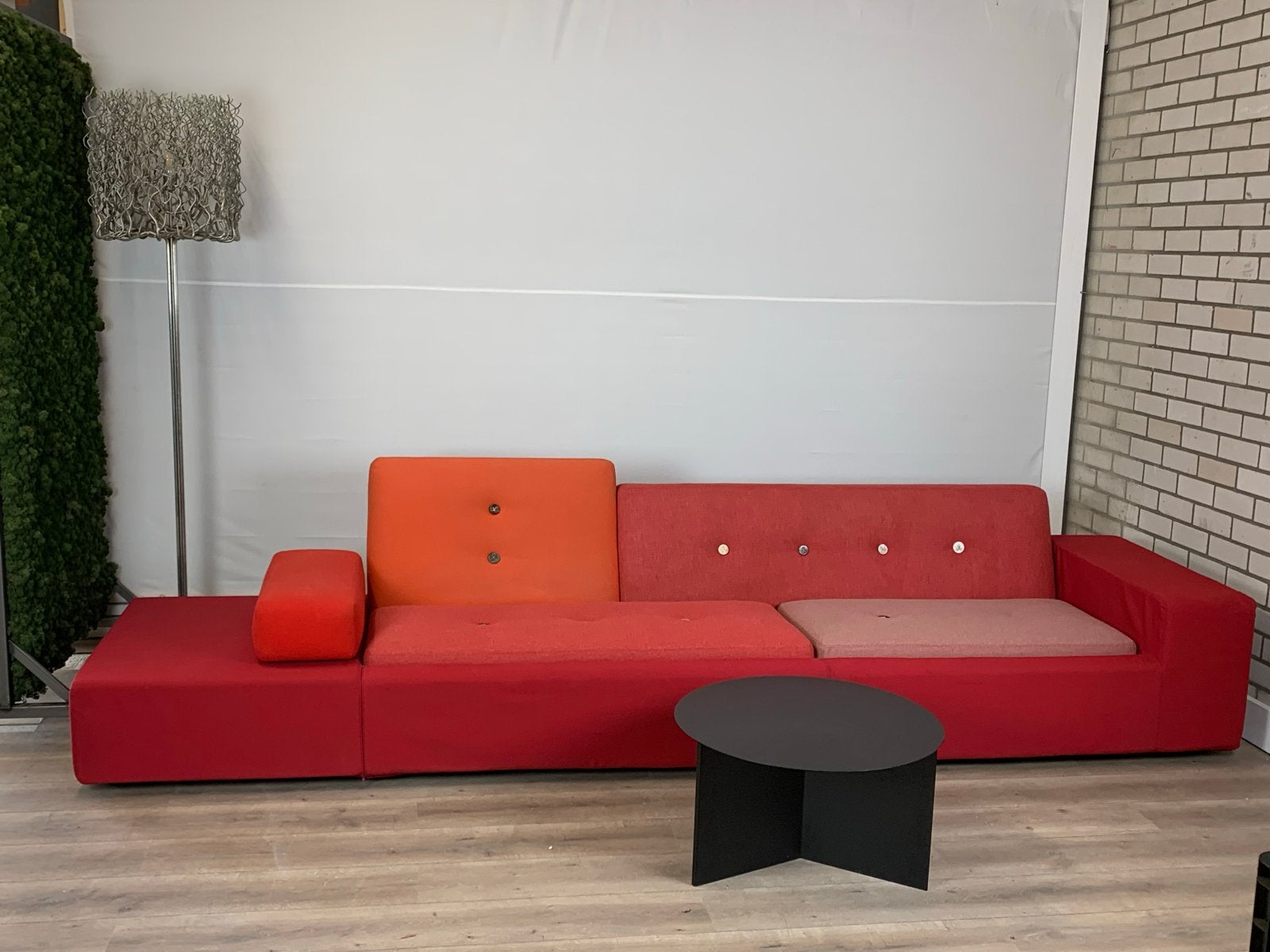 Vitra Polder Sofa - Designbank van Hella Jongerius, Huis en Inrichting, Ophalen, Gebruikt, 100 tot 125 cm, 300 cm of meer