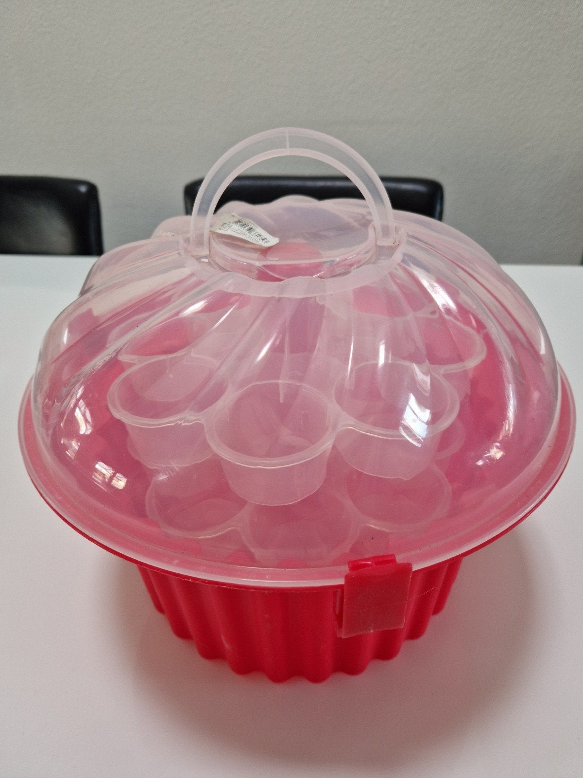 Cupcake doos, Ophalen, Zo goed als nieuw, Rood, Overige typen