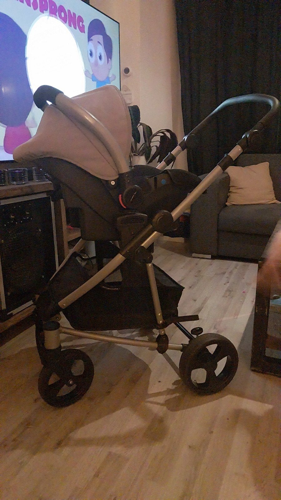 3 in 1 kinderwagen, Gebruikt, Ophalen of Verzenden, Verstelbare duwstang, Kinderwagen