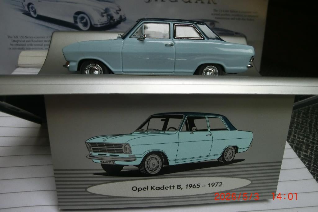 Opel Car Collection Opel Kadett B 1:43, Ophalen of Verzenden, Nieuw, Auto, Overige merken