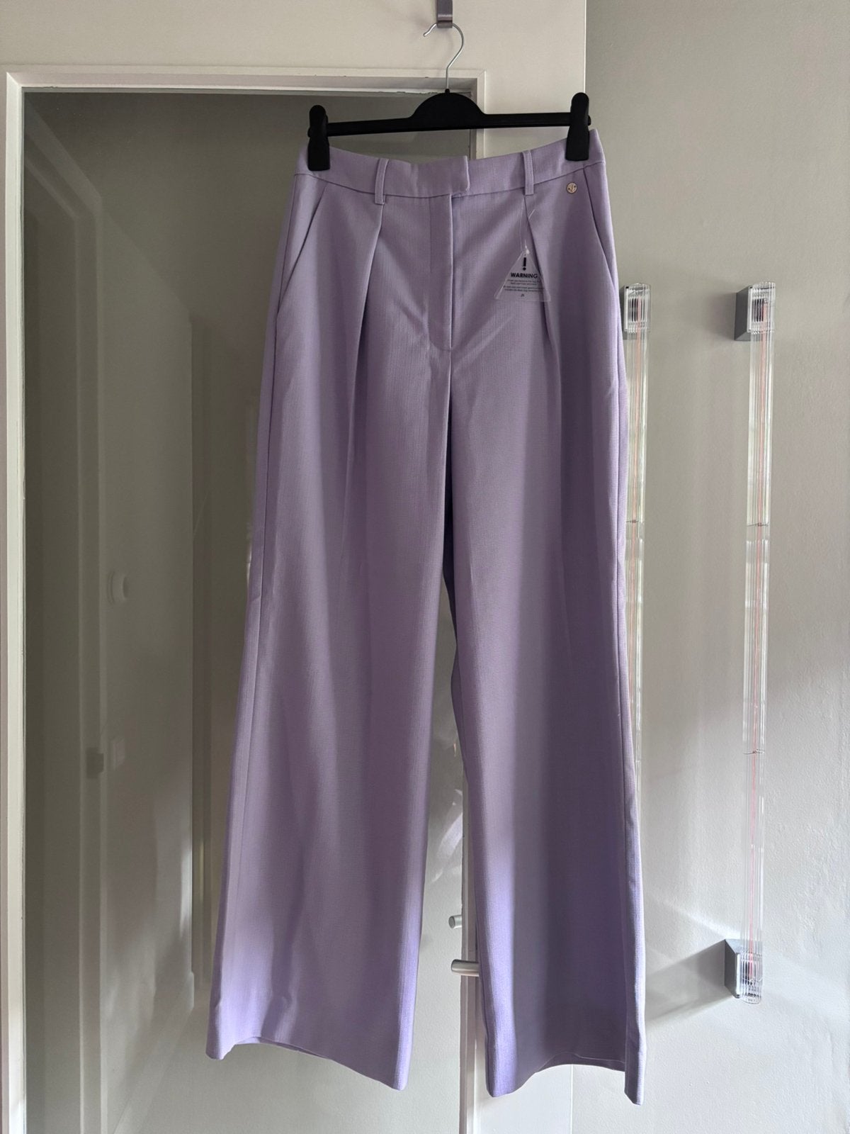 Josh V LIA wide leg high waist pantalon in de kleur lila, Paars, Maat 42/44 (L), Nieuw, Ophalen of Verzenden