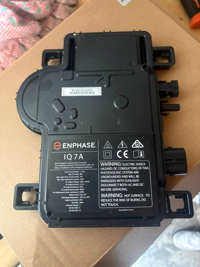 Enphase IQ7A omvormer, Ophalen of Verzenden, Nieuw