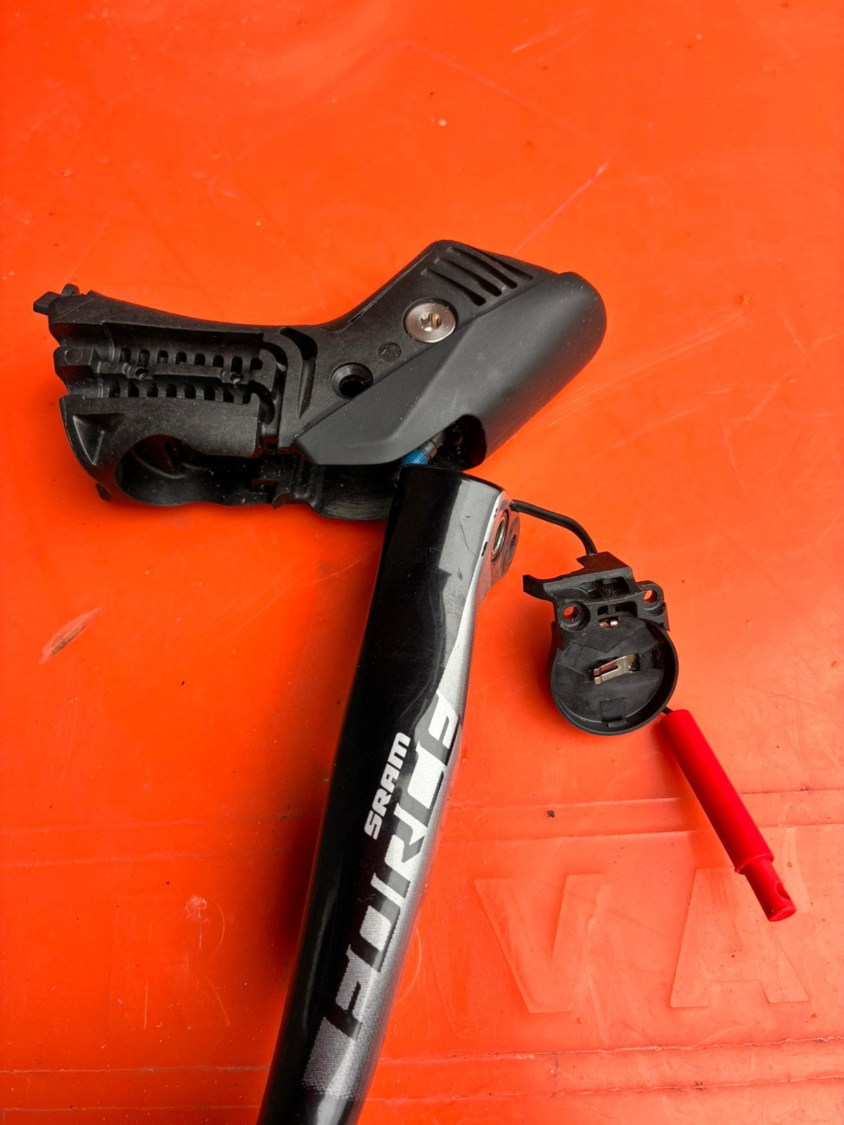 Sram force rechter shifter, Remmen, Gebruikt, Ophalen of Verzenden, Racefiets