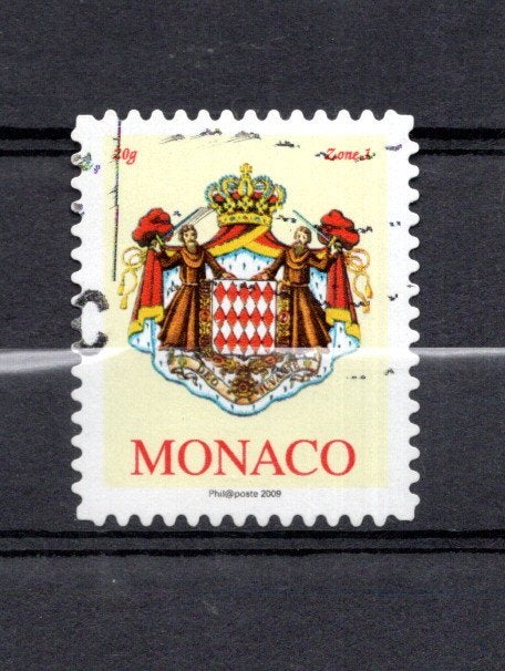 MONACO. gestempelde zegel. Jaar 2009. EURO, Ophalen of Verzenden, Monaco, Gestempeld