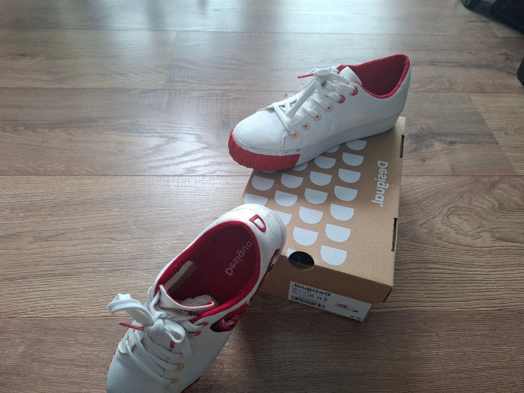 Desiguel gympen/sneakers, Desigual, Verzenden, Wit, Sneakers of Gympen