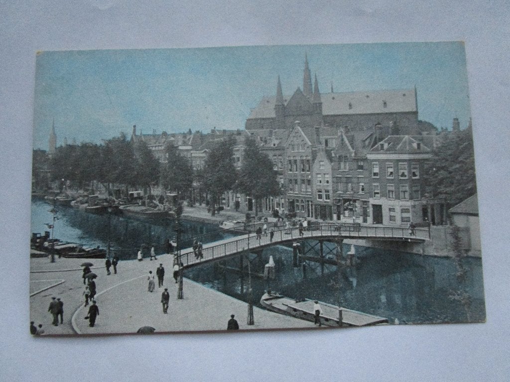 Ansichtkaart Rotterdam Brug o/d Rotte t/o de Karnemelkshaven, Verzenden, Voor 1920, Ongelopen, Zuid-Holland